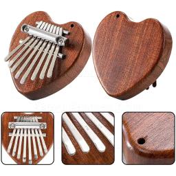 Mini piano de polegar de 8 teclas Kalimba, piano portátil, instrumento musical, presente para adultos e crianças - Image 2