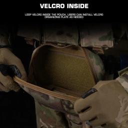 Tactical Multifuncional Abdominal Dump Drop Pouch, Outdoor Sport Hunting cintura Bag, Paintball Airsoft Plate Carrier, Bolsa de armazenamento - Image 3