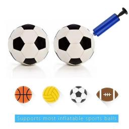 Bola portátil Inflating Pump Set com mangueira de ar, Inflator mão, ferramentas bomba de ar, futebol, basquete, futebol, 10pcs - Image 2