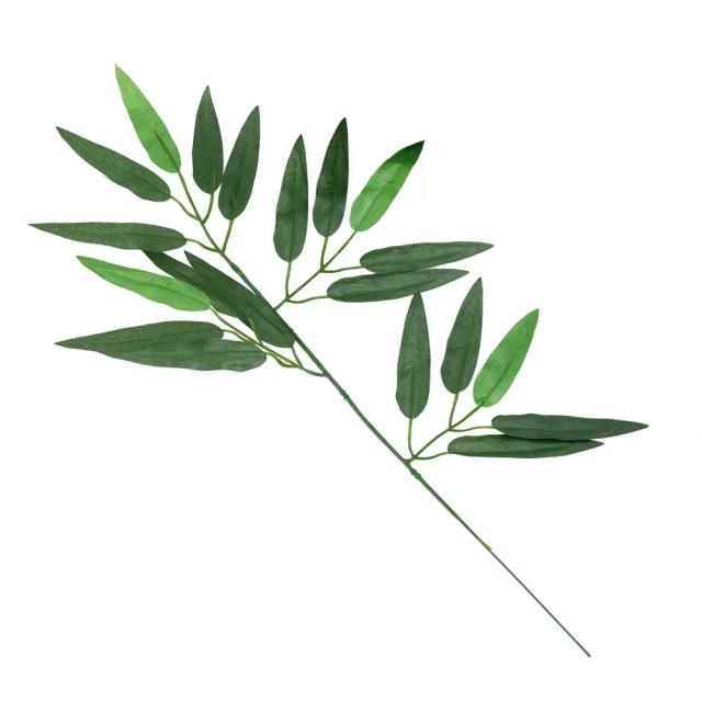 Bambu Artificial em Seda: Ramos Simulados para Decoração de Casamento, Jardim e Escritório - 40cm