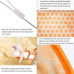 Novo gato túnel saco chocalho papel pet gatinho túnel pequenos animais de estimação broca balde dobrável interativo brinquedos do gato com bola pelúcia - Image 6