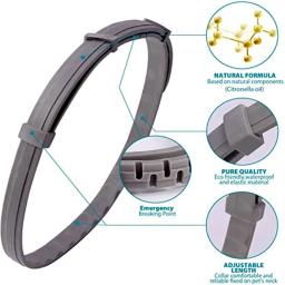 Coleira anti-pulgas e tick para gatos e cães, Coleiras veterinárias, Colar antiparasitário, Produtos para cães grandes e pequenos, Novo - Image 4