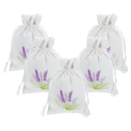 Embalagem do carro Sachet Bag, pequeno cordão presente, lavanda Embalagem, lona Satchel, Perfume Titulares, 5 Pcs - Image 4