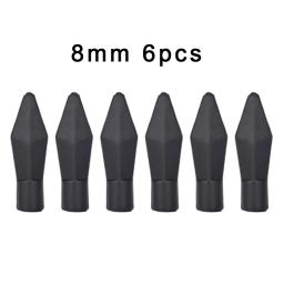 12/24/50 pçs pontas de flecha de tiro com arco de borracha macia segurança broadheads shoo/ting dicas de prática de jogo para id 6mm 8mm pontos de seta - Image 3