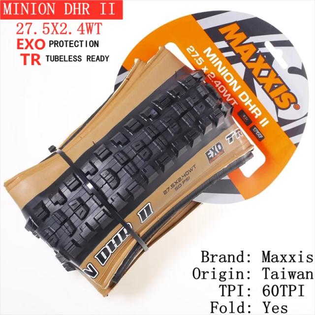 Maxxis Minion DHR II Pneu Dobrável para Mountain Bike 26/27.5/29 Polegadas Tração Superior