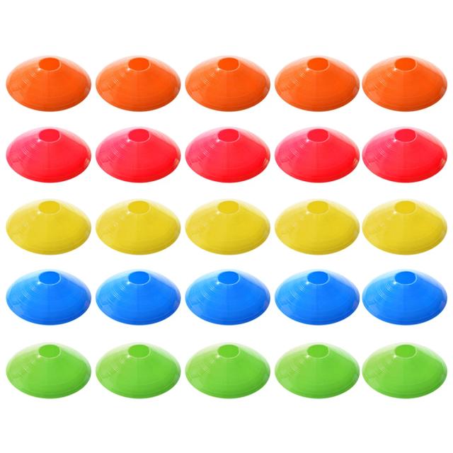 25 Cones de Treinamento Portáteis para Futebol, Basquete e Skate - Kit Completo para Iniciantes em Esportes