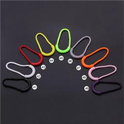 Plástico Zipper Puxa para Roupas, Cord Zip Extrator Clip, Substituição Ends Lock, Acessórios de bagagem, Alta Qualidade, Novo, 10Pcs - Image 1