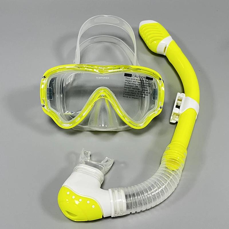 2023 novo profissional snorkel máscara de mergulho e snorkel óculos de mergulho tubo conjunto snorkel criança unisex - Image 1