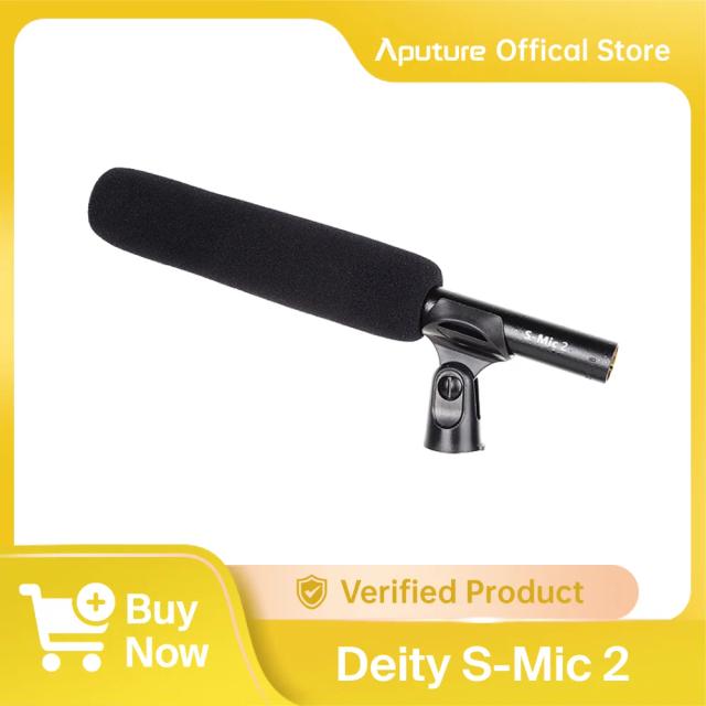 Microfone Direcional Deity S: Condensador Super Cardioide com Baixo Ruído para Captura de Vídeo Profissional em Alta Resolução