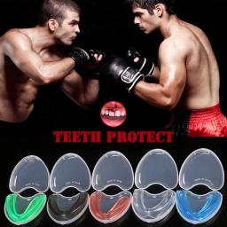 Ao ar livre Esporte Dentes Protetor de Goma Escudo Boca Guarda Pedaço Para Basquetebol Rugby Boxe Proteção Dente Mouthguard Crianças Adultos - Image 2