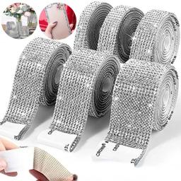 Auto-adesivo cristal strass adesivo, fita do diamante, DIY artes artesanato, carro e decoração do telefone, Dropshipping - Image 1