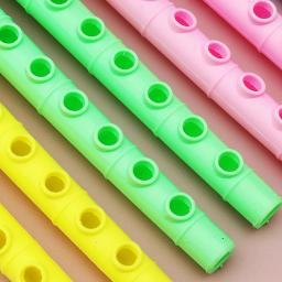 Mini Flauta Colorida Musical Instrument Brinquedos para Crianças, Fun Party Favor, Presente De Aniversário, Lembrança Piñata, Prêmios De Carnaval, Meninos, Meninas, 20 Pcs - Image 4