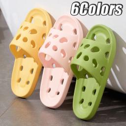 Chinelos de queijo antiderrapante para banheiro, Praia com vazamento de água Flip Flop, Sapatos aquáticos de piscina, Casa, Queijo, Peso leve - Image 1