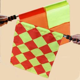Bandeira árbitro de futebol da competição, jogar acessórios, esportes, partida, futebol, bandeirinha, equipamentos, gyh - Image 1