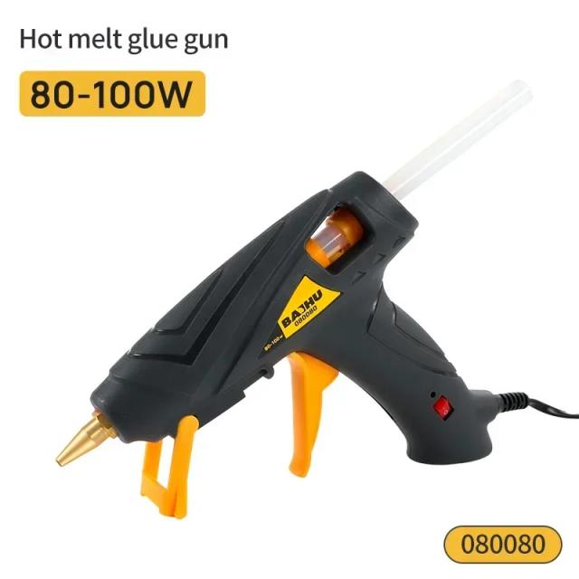 Pistola de Cola Eletrotérmica 100W para Reparos Elétricos - Hot Melt 7mm e Temperatura Ajustável