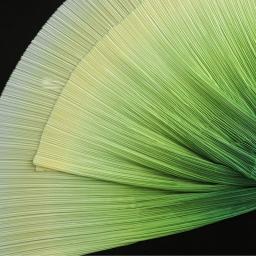 Tela de gradiente plissada artesanal, costura textura, decoração do fundo, pintura roupas, verde, amarelo, roxo, branco - Image 6