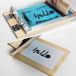 Contagem de malha Serigrafia, quadro de alumínio, malha de seda, poliéster Pre-esticado, amarelo, 120, 300, 350, 420 - Image 3