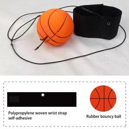 Return Sponge Rubber Hand Ball, Exercícios de Jogo, Saltando, Elástico, Sport On, Nylon String, Crianças, Crianças, Brinquedo ao ar livre - Image 4