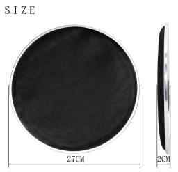 Dupla camada de malha forma silenciosa Mute Drum Skin, Drum Prática Silencer, percussão Instrument Acessórios, Bass Drum Head, 10" - Image 4