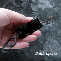 Faca de bolso dobrável, canivete de exército, presentes para o dia dos pais, sobrevivência ao ar livre, tesoura, abridor de garrafa, tudo em um - Image 3
