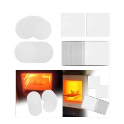 Microondas Forno Papéis para DIY, Fusing Glass Jóias, Projeto de Artesanato, Fogão, Lareira De Vidro, Arte Suprimentos, Cerâmica e Cerâmica - Image 3