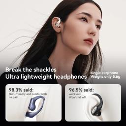 Sanag g6s aberto orelha bluetooth fone de ouvido gancho ows sem fio alta fidelidade som tws esporte correndo fones para o esporte - Image 3