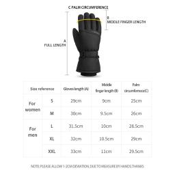 Copozz adulto quente inverno luvas de esqui à prova dwaterproof água 3m thinsulate snowboard luvas térmicas da motocicleta ciclismo das mulheres dos homens - Image 6