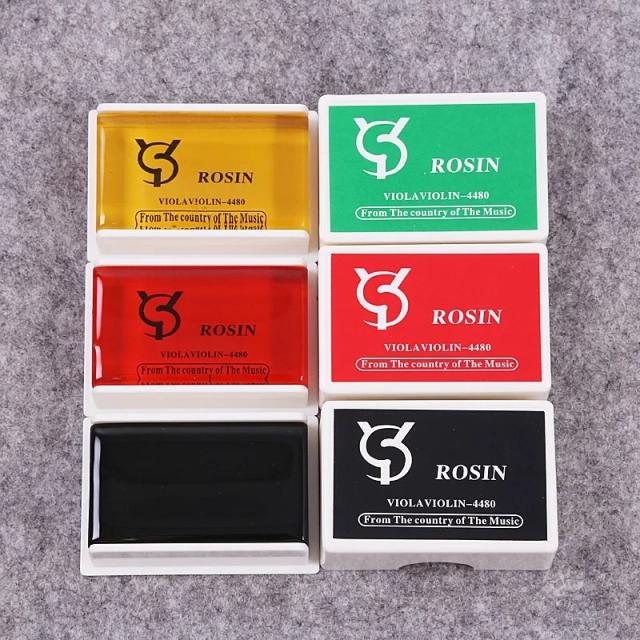 Resina Rosin de Baixa Poeira para Violino, Viola e Violoncelo - Acessório Ideal para Orquestra e Instrumentos de Cordas, 1 Unidade