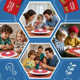 Jogos de tabuleiro espanhóis, versão atualizada de 26 teclas, jogo de mesa familiar de ritmo rápido, letras de pensamento rápido, prensando jogos de família tapple - Image 6