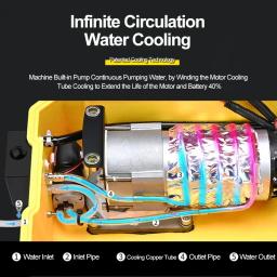 Impermeável Ventilador De Mergulho Portátil, Sistema Sem Tanque, Snorkel Subaquático, Suporte De Gelo De Inverno, Até 10m De Tempo, 3H - Image 5