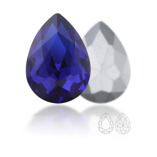 Cristal Teardrop de Vidro com Strass para Nail Art e Acessórios de Moda, Alta Qualidade para DIY e Artesanato