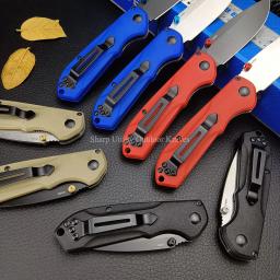 Sobrevivência ao ar livre faca dobrável com Nylon Fiber Handle, facas de bolso, caça e Camping Jackknife, BM, Mini 565 EDC, 8 cores - Image 4