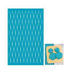 Estênceis de tela de seda para argila de polímero, kit de impressão de serigrafia reutilizável, para impressão em argila jóias brincos de argila tratamento uv - Image 4