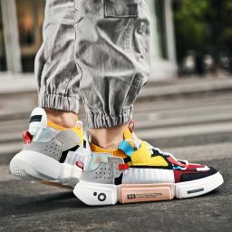Sapatos de corrida respiráveis ao ar livre para homens, calçados esportivos esportivos, tênis de corrida macios confortáveis, alta qualidade, novo designer - Image 3