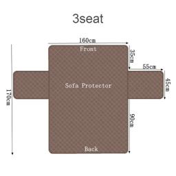 Impermeável acolchoado sofá capa, Anti-Wear Couch capa para cão Pet e crianças, poltrona reclinável, móveis Slipcovers, 1 Seater, 2 Seater, 3 Seater - Image 6