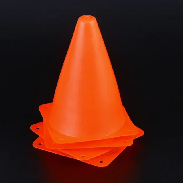 Cones de Treinamento de Futebol e Basquete para Melhoria de Habilidades, 6 cm e 18 cm, Ideal para Sinalização e Exercícios