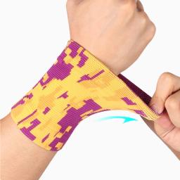 Bracers de compressão de malha, pulseiras esportivas, protetores de pulso, pulseiras, ajuste para badminton e halterofilismo, 1 PC, 2024 - Image 2
