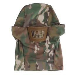 Máscara Tática Respirável para Paintball, Half Face Balaclava, Máscara Airsoft, Caça ao ar livre, Capacete de ciclismo, Tampa interna, Equipamento de proteção - Image 6