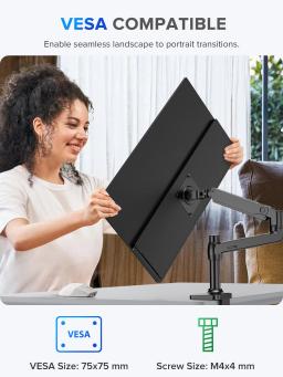 UPERFECT UMAx 22 Tela de computador Monitor de 22 polegadas 2K 1440P Tela 100% sRGB IPS com VESA e suporte de ajuste para laptop PC Mac Phone PS5 Switch XBOX ONE Steam Deck Console de jogos - Image 6