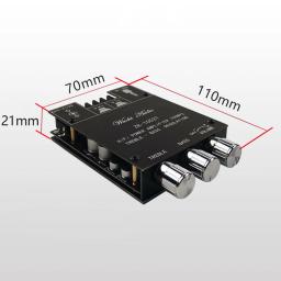 Amplificador Estéreo Compatível Bluetooth, Kit Módulo de Áudio, HIFI, 2.0 Channel, ZK-1002T, ZK-502T, ZK-MT21, ZK-TB21, ZK-502L, ZK-502MT, - Image 6