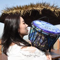 8.5 10 Polegada pvc djembe tambor sem tuning africano tambor de mão iniciante africano bungo tambores crianças grande djembe tambor africano presentes - Image 3