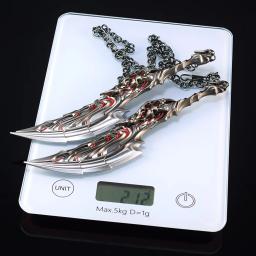 Lâminas de Primordia, Jogo de Metal, Agentes Periféricos, Modelo, Ornamentos, Artesanato, Presentes, Brinquedos, Mestre, Par, 22cm - Image 5