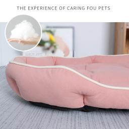 Cama de acolchoamento respirável lavável para cachorro grande, anti-risco, resistente ao desgaste, cesta de gato, cama para cachorros, acessórios para cães - Image 4