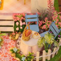 Kit De Casa De Boneca Em Miniatura De Madeira, Montagem De Casa Pequena, Modelo De Construção, 3D Puzzle Brinquedos, Decoração De Quarto De Casa - Image 3