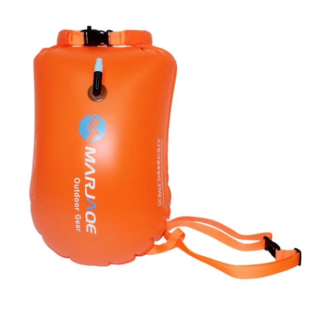 Bóia Inflável de Segurança para Natação e Rafting com Cinto, Leve e Flutuante, Suporta até 12kg, 20L para Esportes Aquáticos
