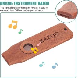 Kazoo flauta clássico madeira gaita guitarra ukulele acompanhamento patry instrumento musical de sopro para crianças presente iniciante - Image 4