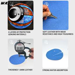 WADE PU Moisture Absorbing Basketball para homens, bola de couro com bomba, interior e exterior, escola para adultos, 7 #, original - Image 2