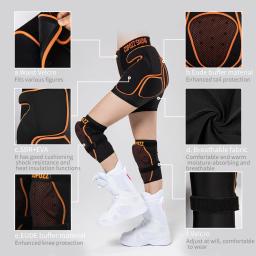 COPOZZ-Joelheiras Anti-choque Ajustáveis para Adultos, Equipamento Esportivo, Shorts, Proteção, Quadril, Motocicleta, Curto, Esqui, Skate, Snowboard - Image 5