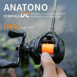 Anatono starfall carretel de pesca de fundição de freio de controle digital 149g 7.0:1 relação de engrenagem 5kg arraste máximo 6 + 1 rolamentos de esferas bobina de pesca - Image 1