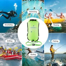 Saco seco impermeável ao ar livre, saco flutuante, sacos de engrenagem para passeios de barco, pesca, rafting, natação balde, caiaque esporte - Image 4